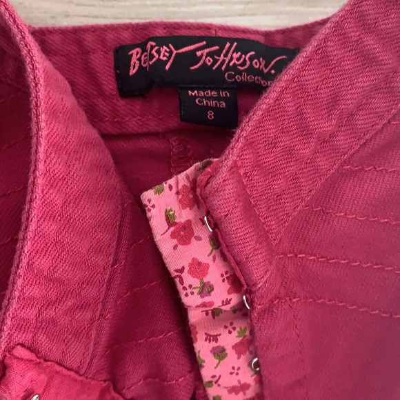 🍭 Betsy Johnson | Pink Jean Dress - Picture 3 of 5